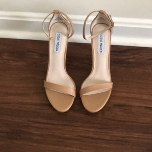 Steve Madden Stacey Nude Open Toe Sandals